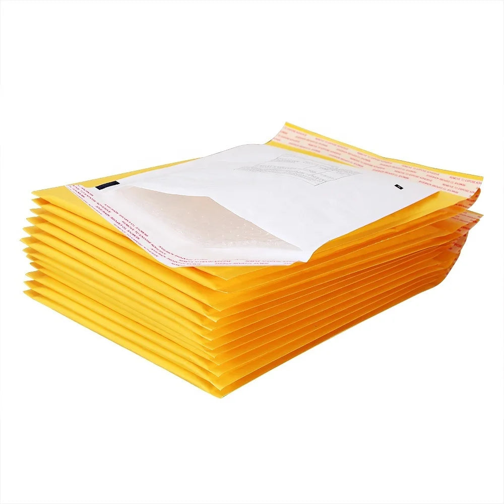 Ready to Ship Blue Poly Bubble Mailer White Envelope Package for Mailing Socks Shoes Fur