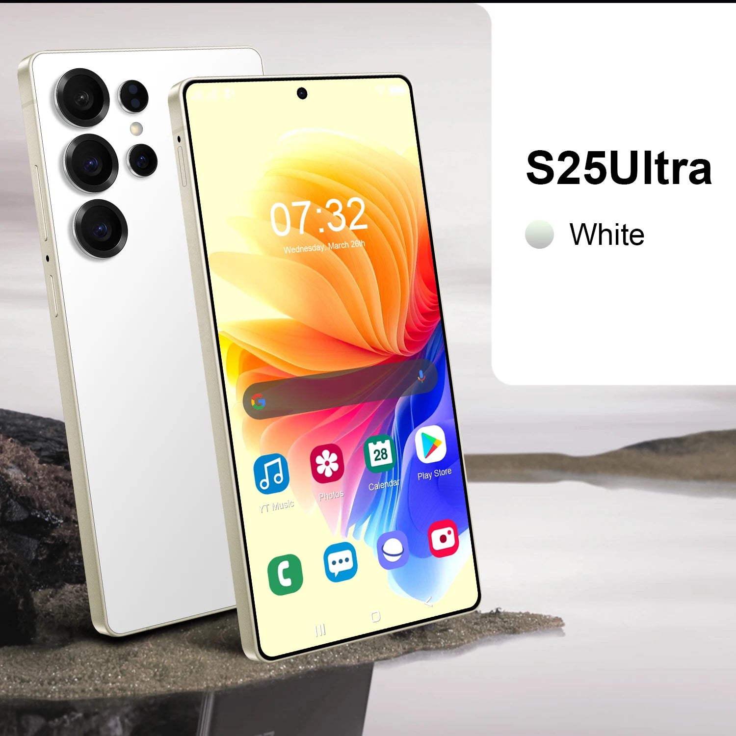 S25 Ultra 5G Smartphone 16GB 1TB Dual SIM - Gray White 16g 1TB Tidesmit