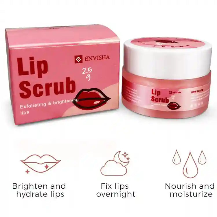 Sugar Lip Scrub Exfoliator for Smooth Lips - Organic Mint by Tidesmit Lip Care Tidesmit