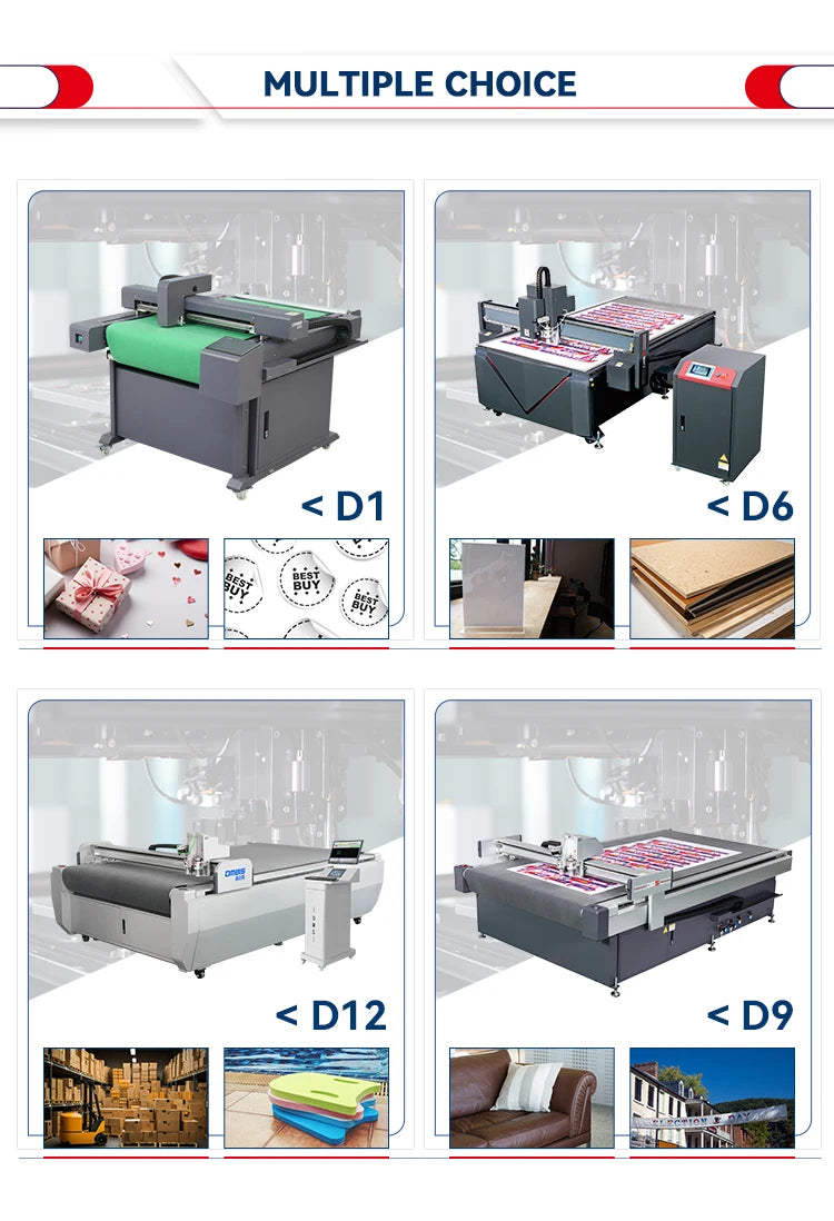 PVC Felt Cutter Digital Flatbed Box Cutting Plotter Corrugated Cardboard Cutting Machine Die Cut Machine for Paper Box