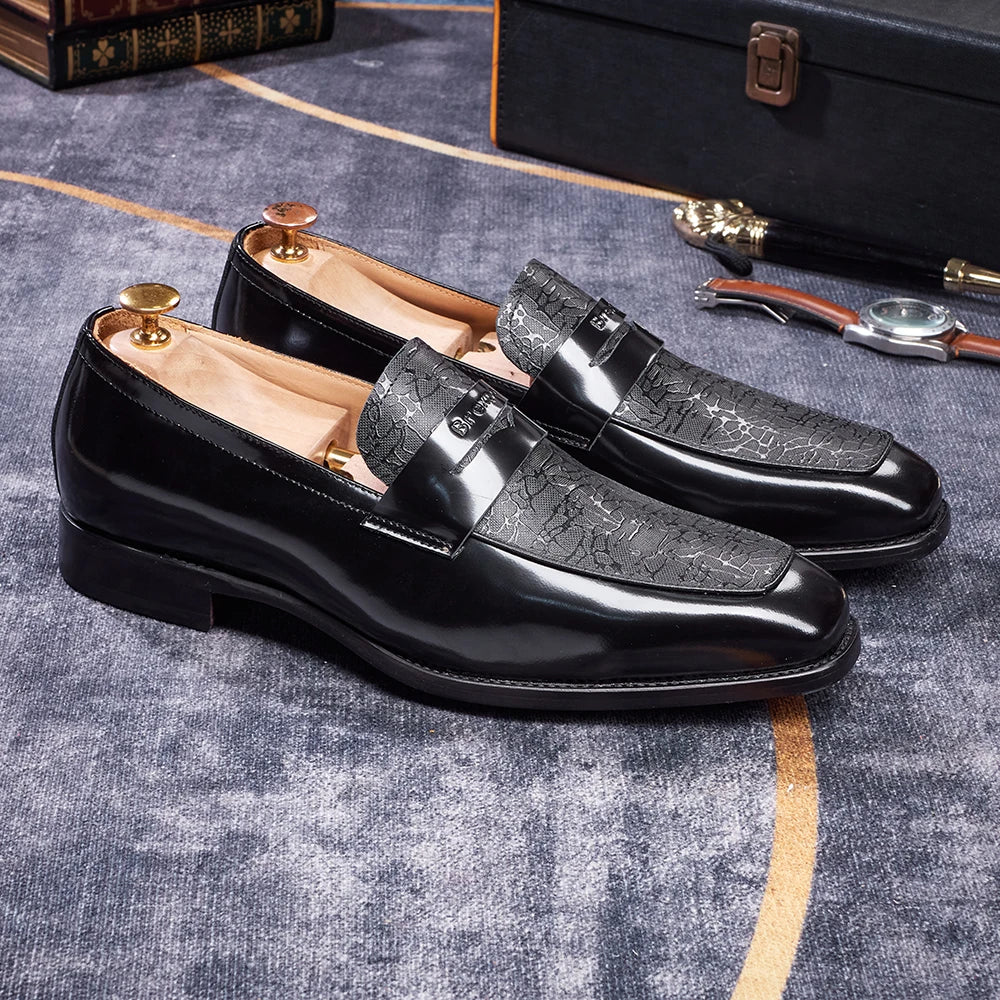 High Quality Fashion Men's Winter Shoes Luxury Genuine Leather Business Outsoles with Handmade Formal Leather Insoles