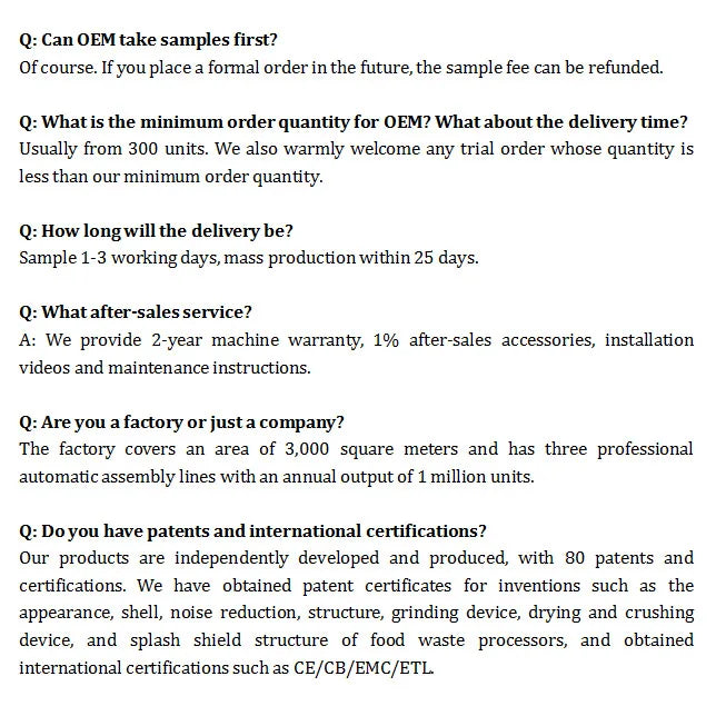 Factory Outlet Kitchen Food Garbage Disposer Continuous Dynamic Balance Technology Hotel Food Waste Processor Household Tidesmit