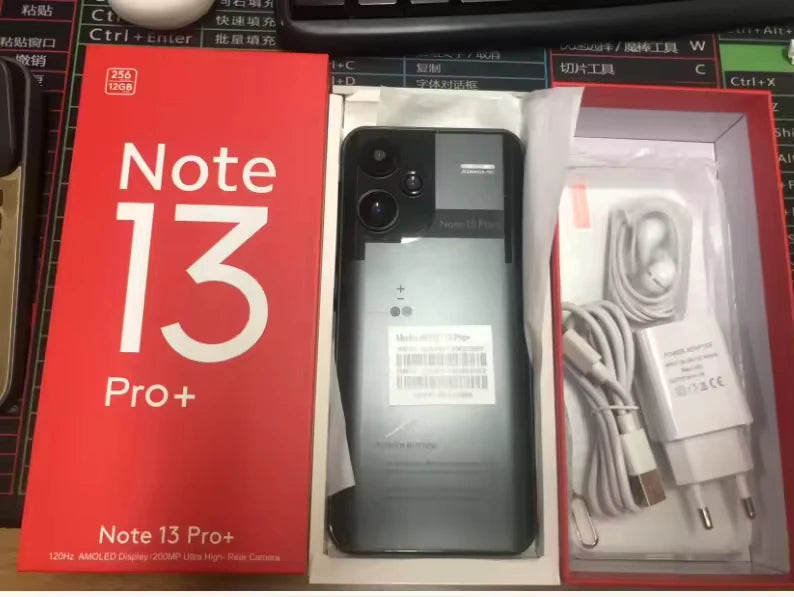 Note13 Pro+ smartphone featuring 12GB RAM 256GB storage 120Hz display and 5G connectivity for high performance