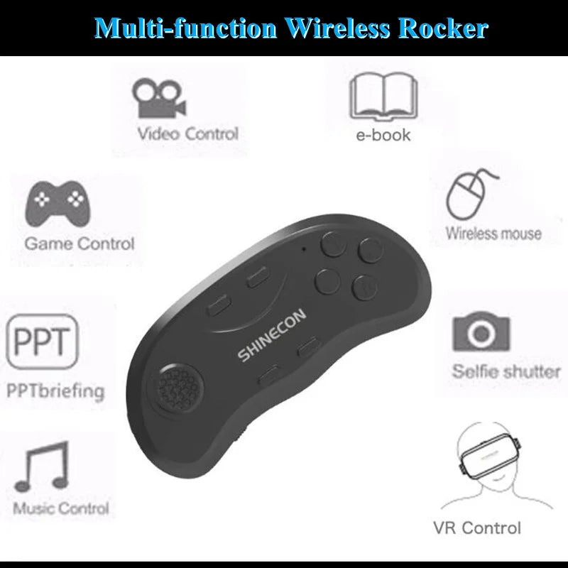 VR Headset for 4.7-7 Inch Smartphones - 3D Immersive Smart Glasses Tidesmit
