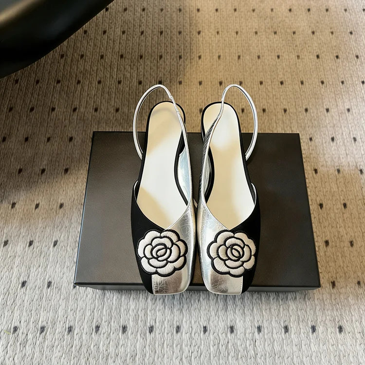 Luxury CC Style Designer Shoe Women for Women New Styles Women's Flat Shoes Loafers Shoes for Women Lady Shoe Slingback Pumps