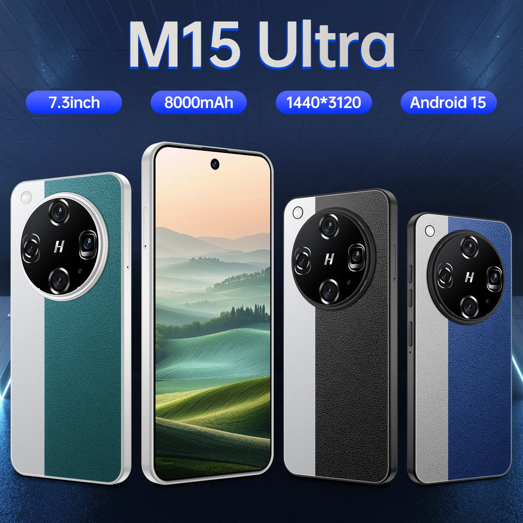 5G Android 15 Smartphone 16GB RAM 1TB 7.3 Inch Display | Tidesmit Tidesmit