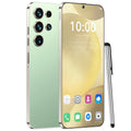 2025 New Original S26 Ultra Smartphones 22GB+2TB 5G Dual SIM Mobile Phone HD Face Unlock Android 14 5G Phone Light green 22GB Tidesmit