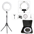 18-Inch Ring Light With Tripod Stand - Dimmable LED Studio Kit White Kit Tidesmit