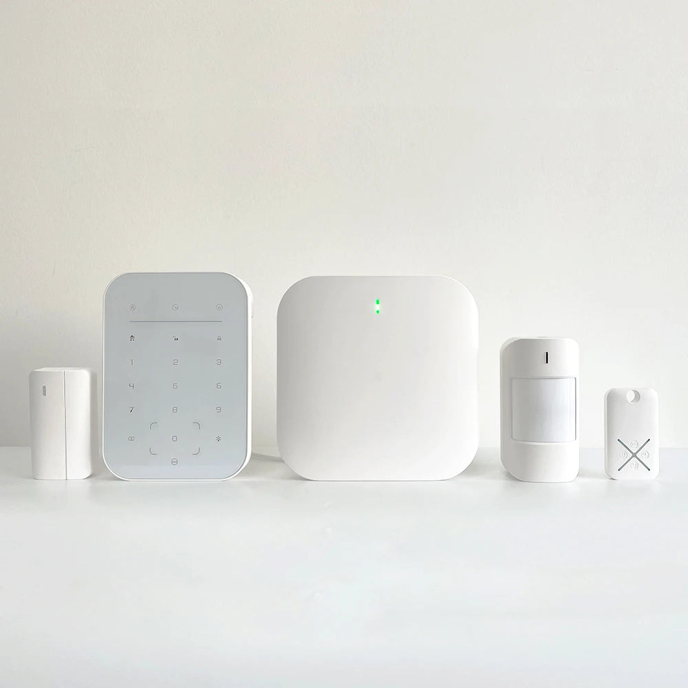 2025 New Ethernet RJ45, WiFi, 4G Smart Home Alarm System Residential and Business Commercial Smart 4G Alarm Security Kit System Tidesmit