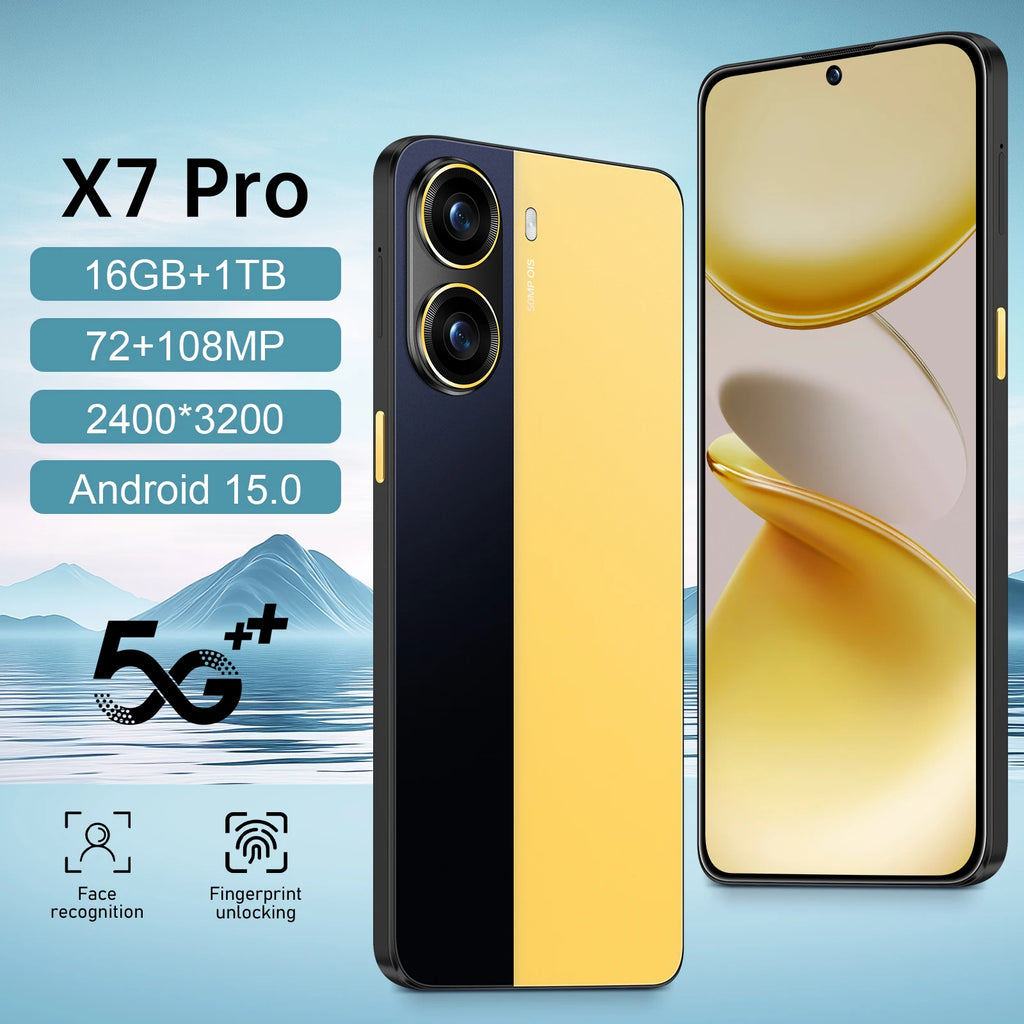 5G Smartphone 1TB 16GB RAM AMOLED Display - Dual SIM Value Phone Tidesmit