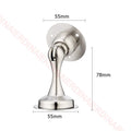NAIERDI 304 Stainless Steel Door Stopper,Magnetic Door Stop,Door Catch,Nail-free Screws for Stronger Mount,Furniture Hardware
