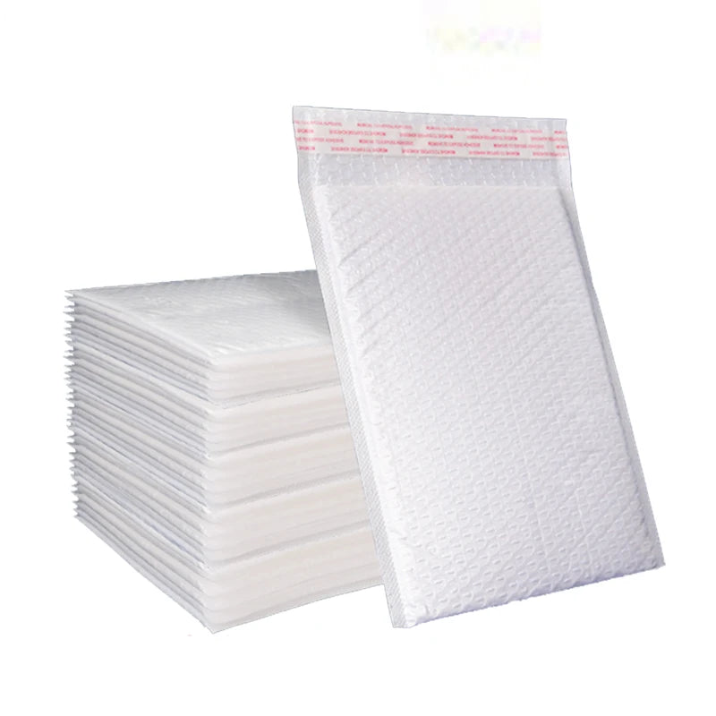 Custom Poly Bubble Mailers Air Padded Courier Delivery Bags for Craft Stickers Candle Gift Shipping Packaging