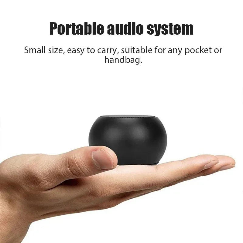 Bluetooth Speaker -Popular Wireless BT Speaker M3 Super Mini Multi Function Outdoor Sports Portable Round Small Steel Cannon Speakers