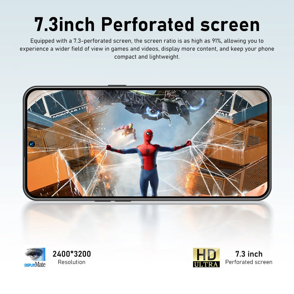 S26 Ultra 5G smartphone with 7.3-inch display, 16GB RAM, 1TB storage, 108MP camera, and 7800mAh battery, global unit.