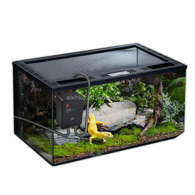 Tuya Smart WIFI Reptile Accessories Humidifier Misting Spray System Rainforest Mister Water Bowl Irrigation Timer Tidesmit