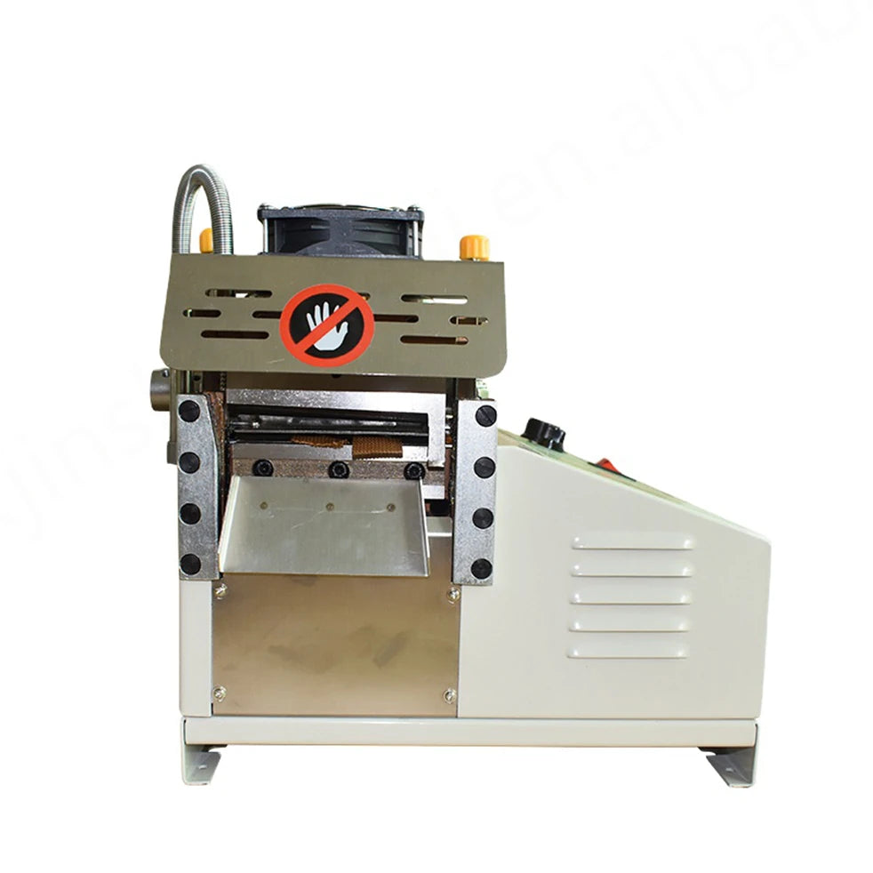 Automatic Electric Motor Nylon Polyester Hot Cutter Elastic Tape Cut Machine Webbing Ribbon Belt Chemical Paper Bags Food