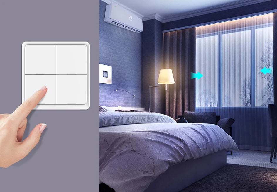 ZigBee 3.0 Tuya Smart Scene Switch Push Button 1/2/3/4 Gang 3 6 9 12 Scenes Automation Scenario Wireless Switch for Tuya Devices