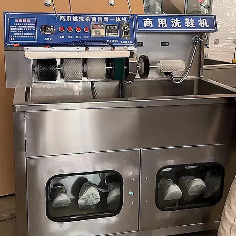 Commercial Shoe Washing Machine With Stainless Steel Housing