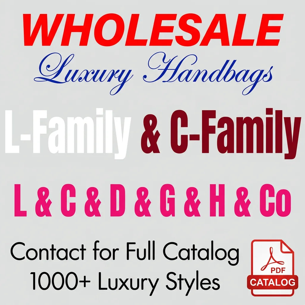 Wholesale luxury designer vanity handbags, trunks, and leather cowhide bags featuring multi-color floral monograms.