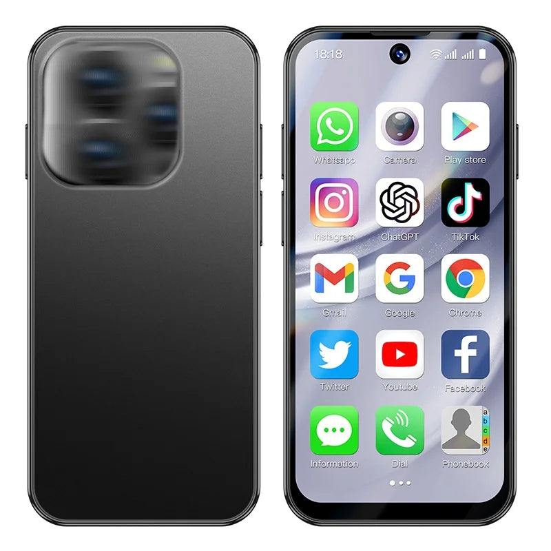 Hot Sales XS19 Pro Mini Smartphone 4-inch Android 12 Version Full Network 4G Smart Phone Supports Google Play Store 64GB Memory - Tidesmit