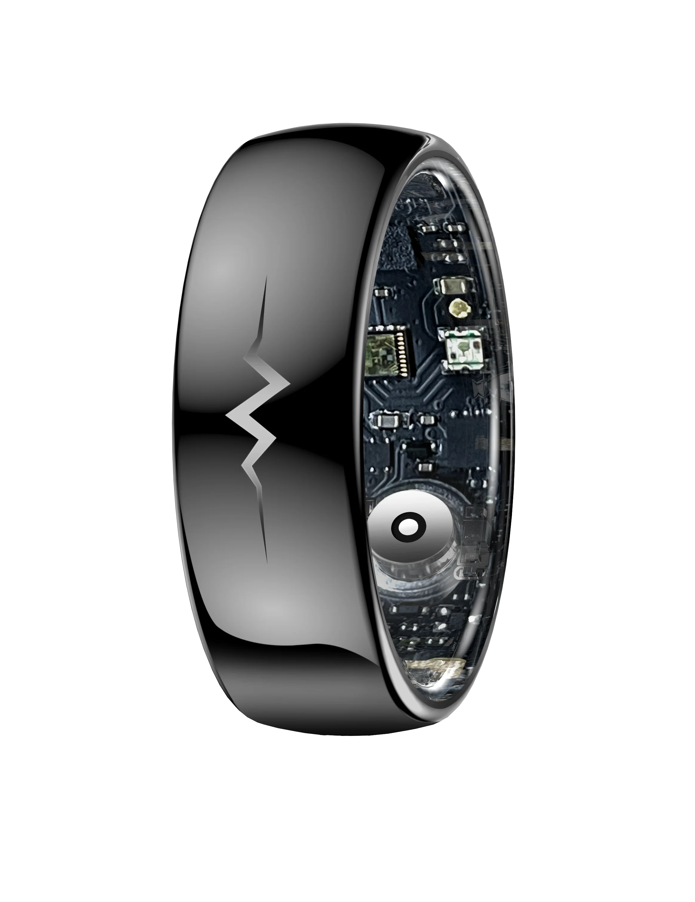 Q520 ECG Smart Ring AI Heart Analysis Non-Invasive Glucose Monitor SpO2 Fitness Tracker Best Selling Smart Ring for Adults Tidesmit