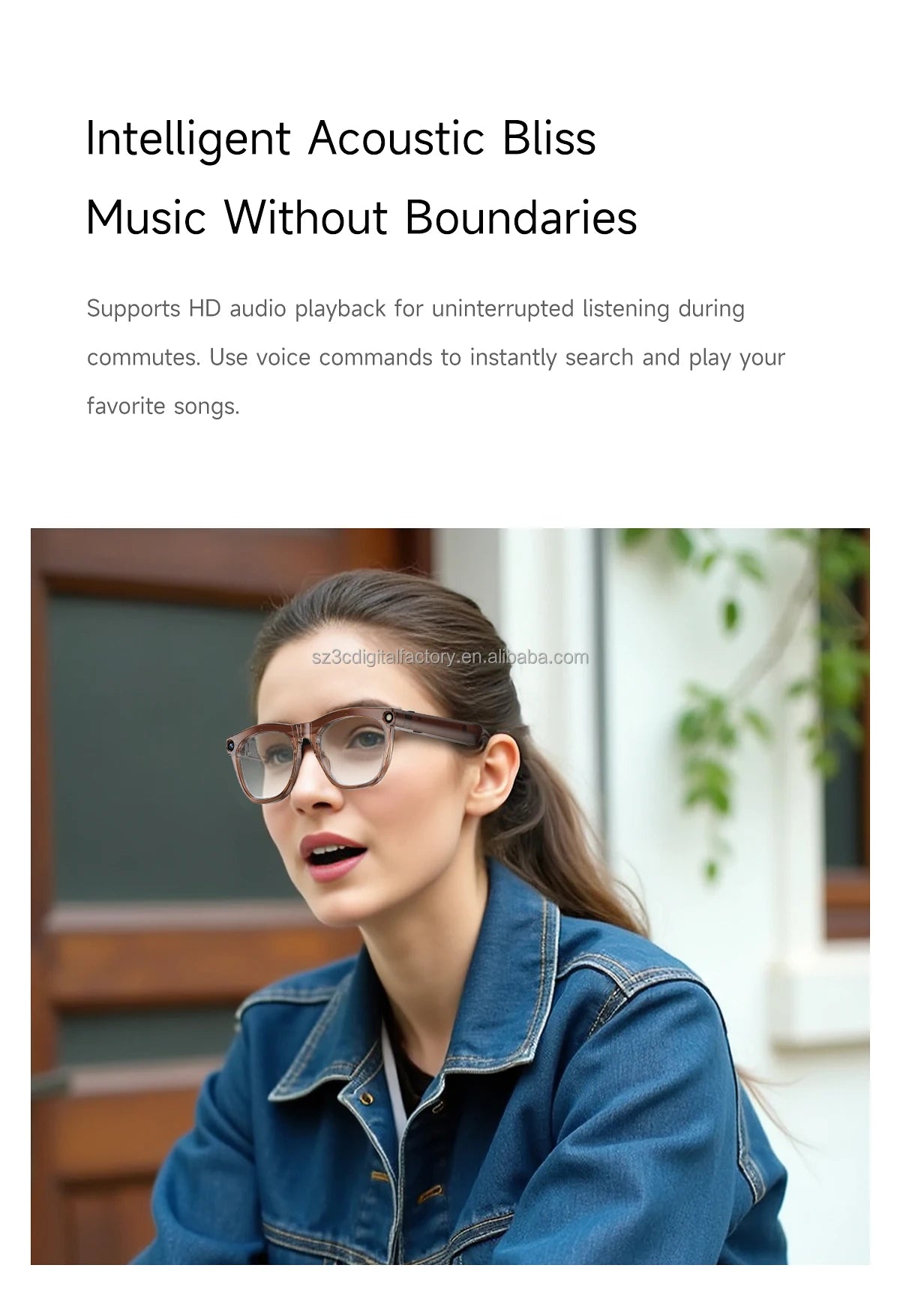 NextGen CY01 Smart Glasses AIPowered Translation 8.0MP Camera Multimedia Player AR Hardware Glasses Tidesmit