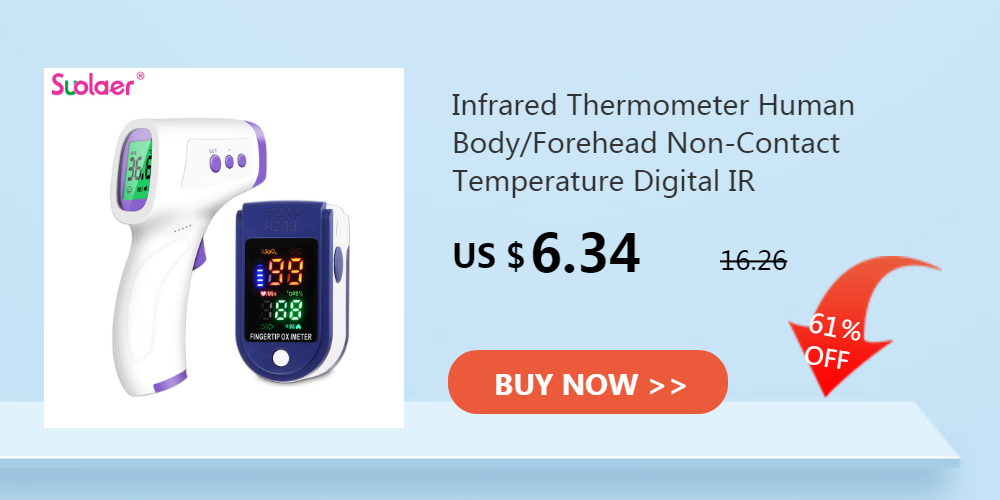 Non-contact infrared forehead thermometer and digital fingertip pulse oximeter health monitoring device set.