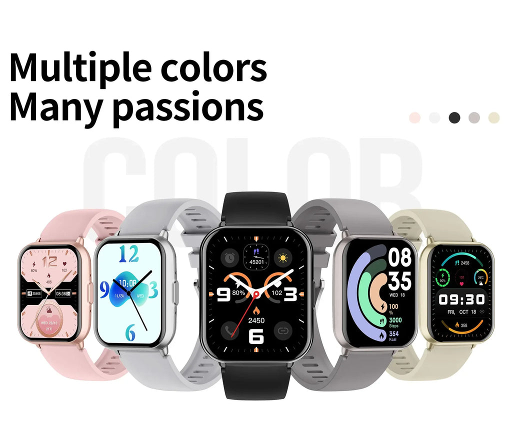 Z169 Men Women's Sport Smartwatch 1.83Inch Waterproof Call Health Monitoring Alloy Sleep Tracker Smart Watch 2025 - Tidesmit