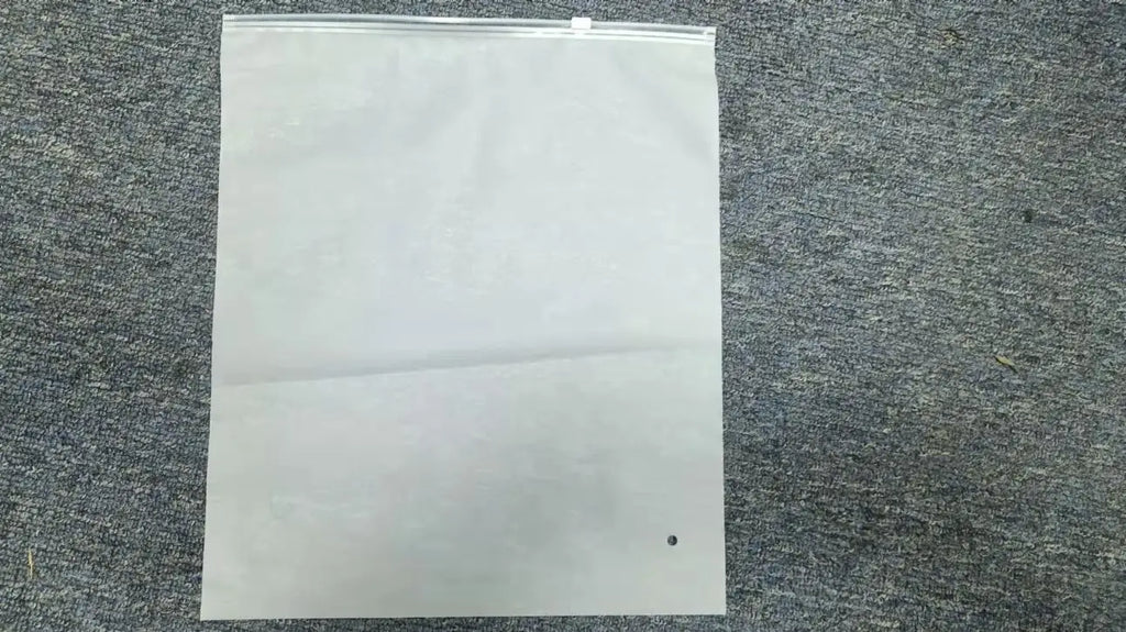 Rapid Production Custom Printing Resealable Frosted PE Plastic Bag Clothing Packaging Frosted Slider Zipper Bag With Your Logo