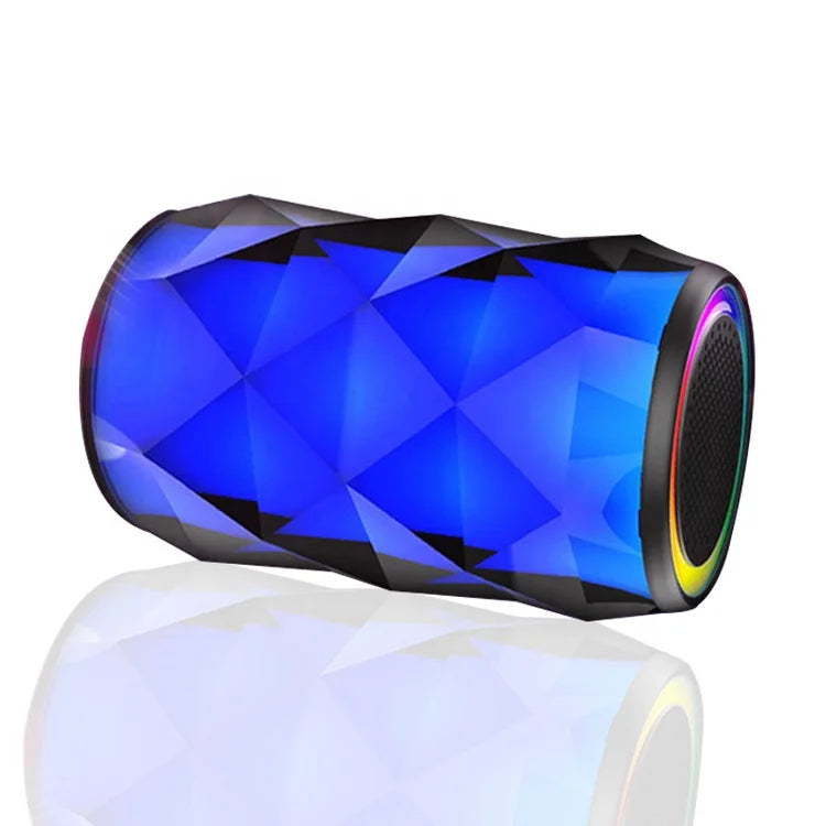 Bluetooth Speaker -Flashing LED Touch Control Light Mini Blue Tooth Speaker
