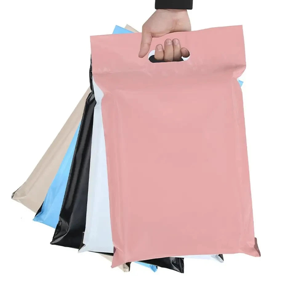 CX Custom Poly Mailer Bag Black 10x13 Mailer Bags With Logo Custom Mailing Bags Custom Logo With Handle Polimailers MailingBag