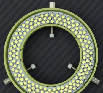 YCS Adjustable 144 LED Ring Light Illuminator Lamp Industry Stereo Microscope Lens Camera Magnifier 110V-240V Mobile Phones Tidesmit