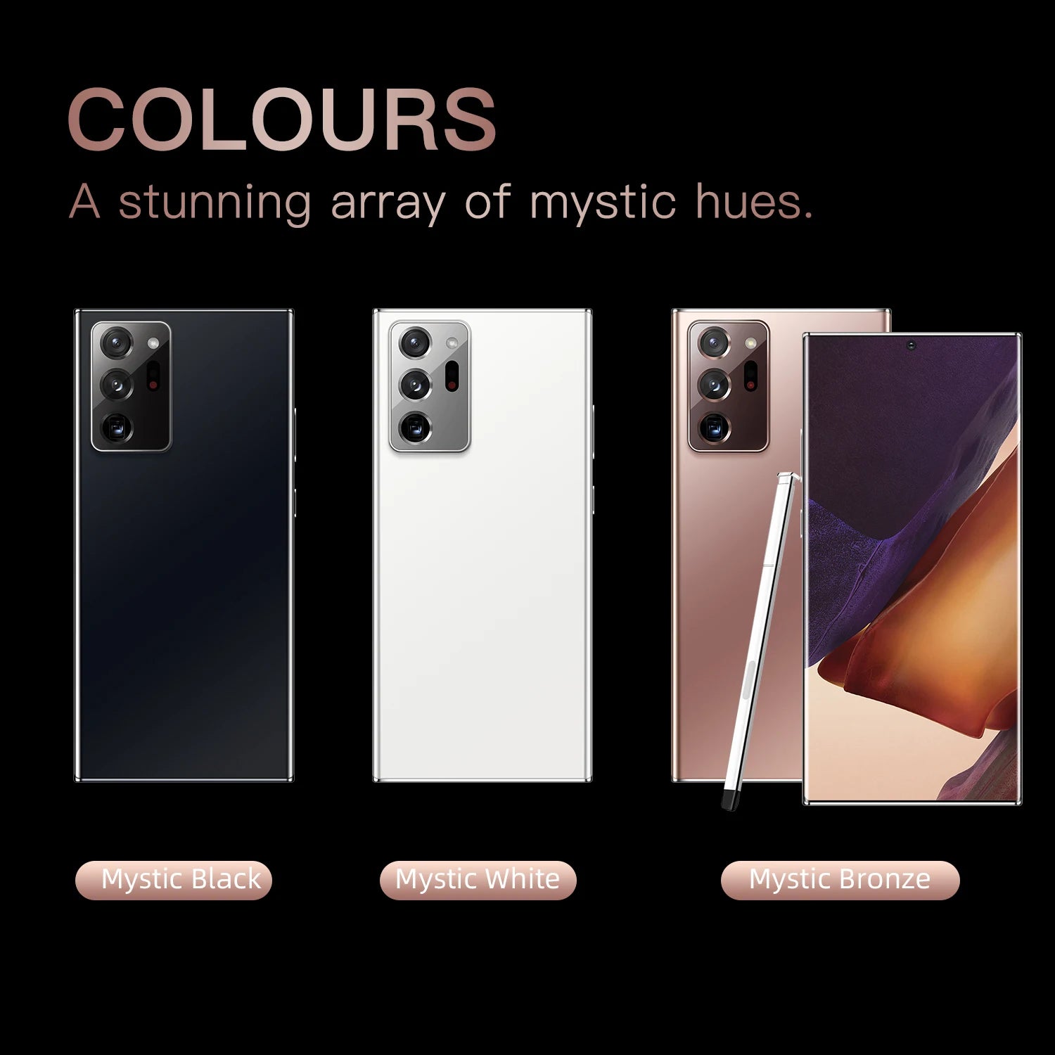 2023 Note 20 Ultra New 7.3inch Smartphone 4g 5g Unlocked Android Mobile Original Cellphone Cell Smart Phone - Tidesmit