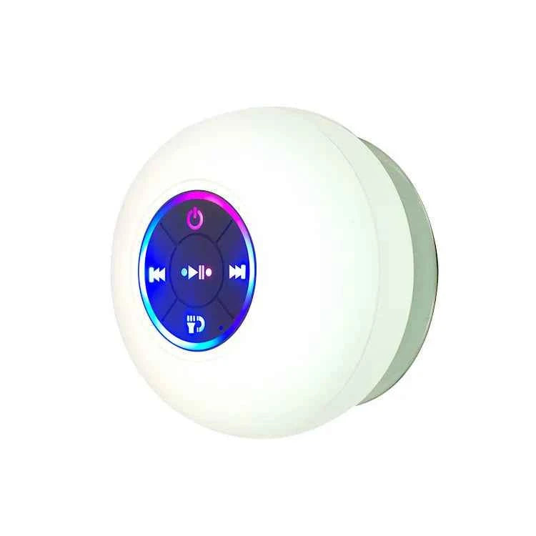 2024 Wholesale Mini Portable Shower Waterproof Wireless BT Speaker With Large Suction White My Store