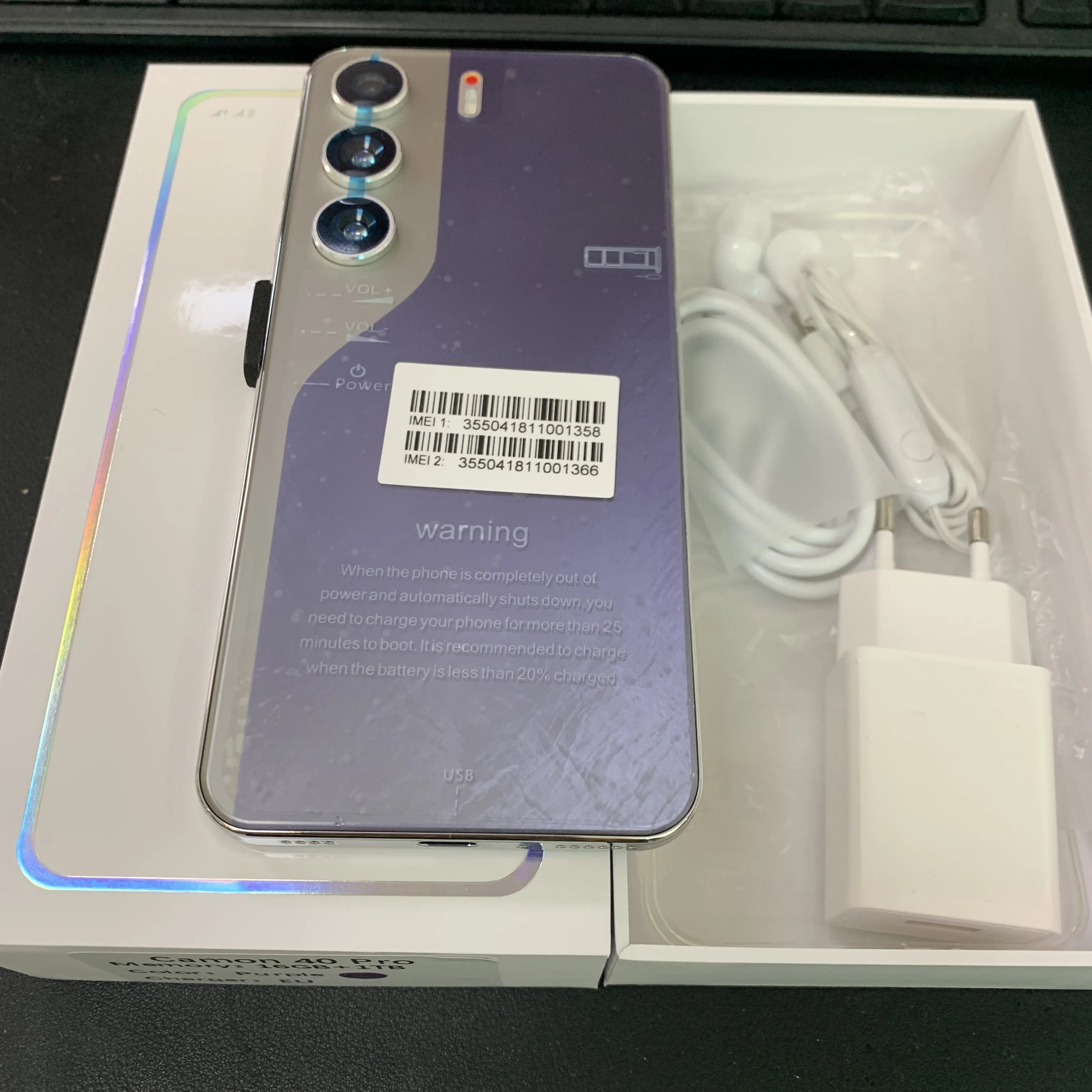 High Quality Camon 40 Pro Original 16GB +1TB Mobile Phone 6800Mah Android 14 Large HD Gaming Custom Global 5G Smartphones - Tidesmit