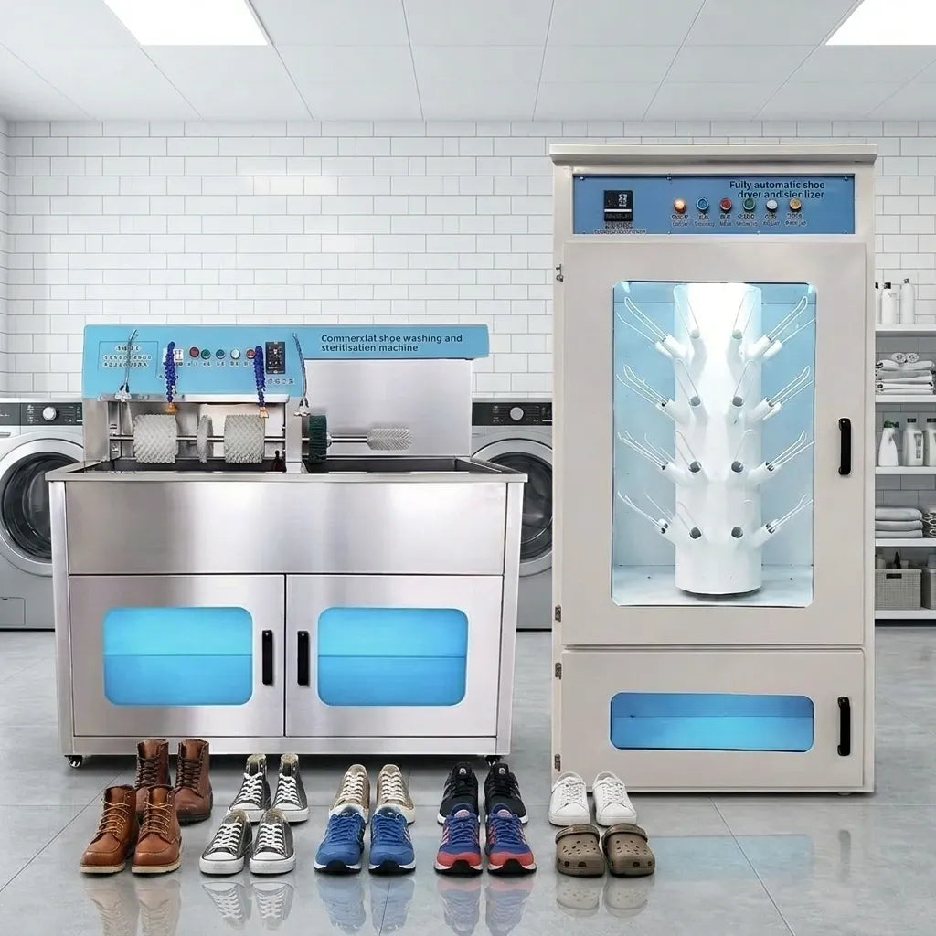 4800W Commercial Shoe Washing Machine and Dryer