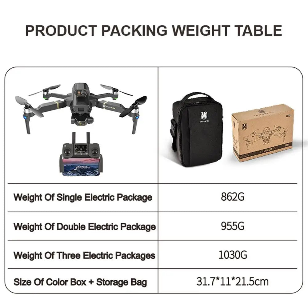 8K GPS Camera Drone with Obstacle Avoidance & Brushless Motor Tidesmit