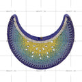 Moon Shape Rhinestone Classic Fashion Luxury Evening Clutch Women's Elegant Unique Shoulder Handbag Purse for Wedding