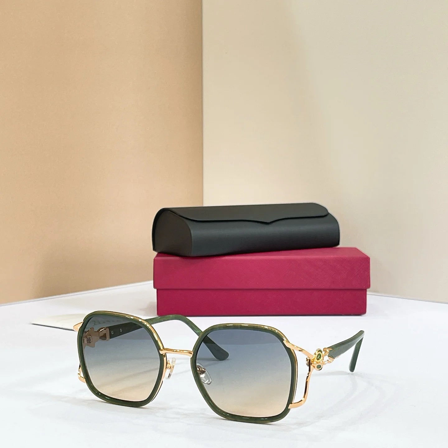 2026 Men's Fashion Running Sunglasses  Luxury Designer Metal-Frame Shades
