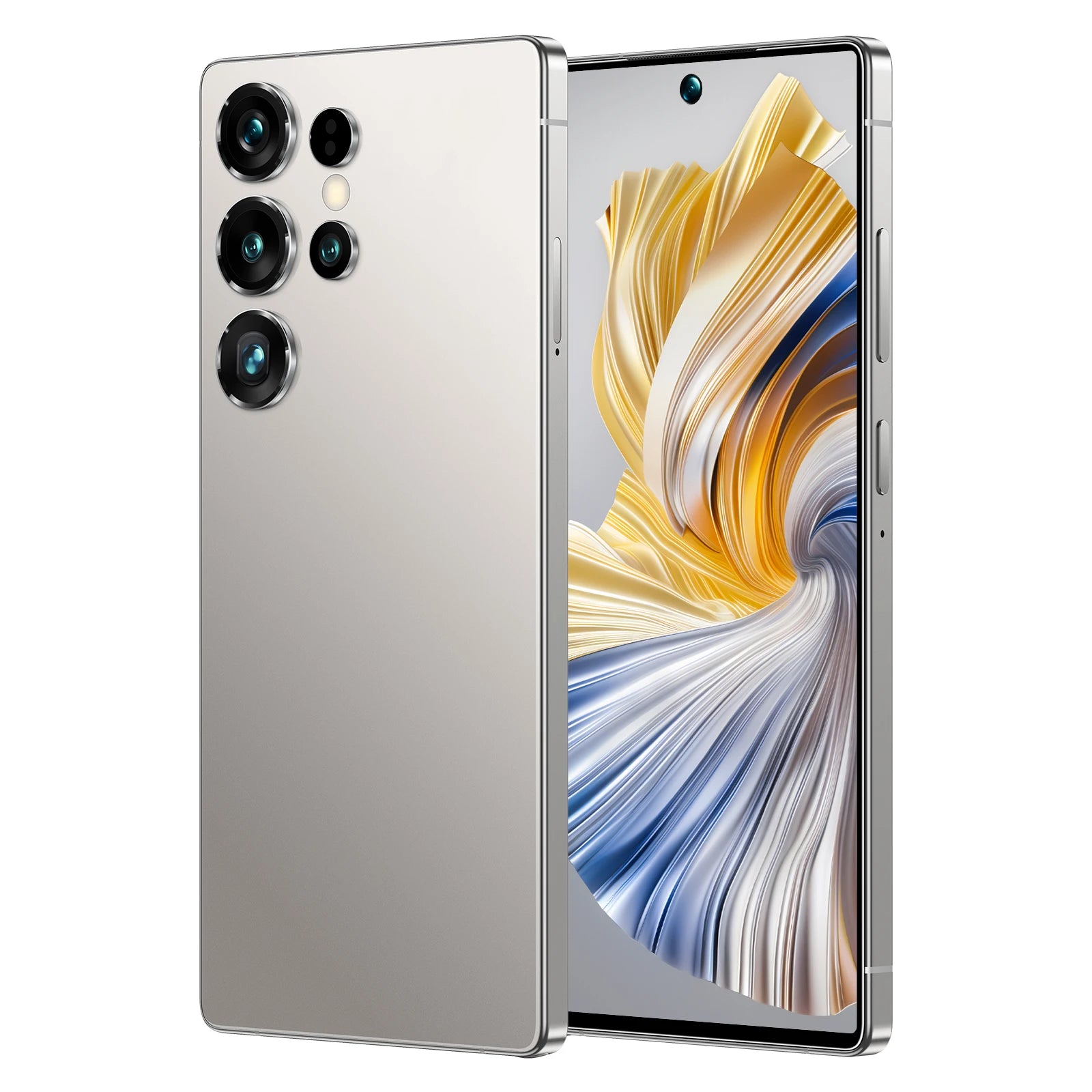 Tidesmit ULTRA 5G S25 smartphone with 7.3 inch HD screen 12GB RAM 512GB storage and 108MP camera for gaming
