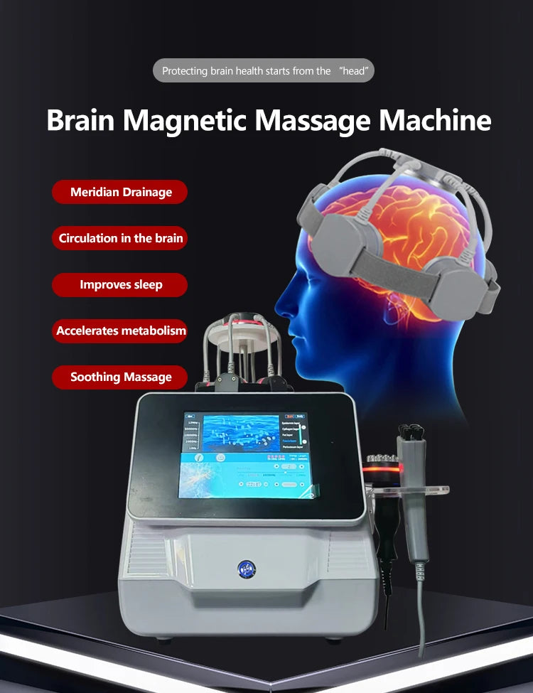 Transcranial Magnetic Stimulation Device for Home Wellness Therapy Massage Chairs Tidesmit