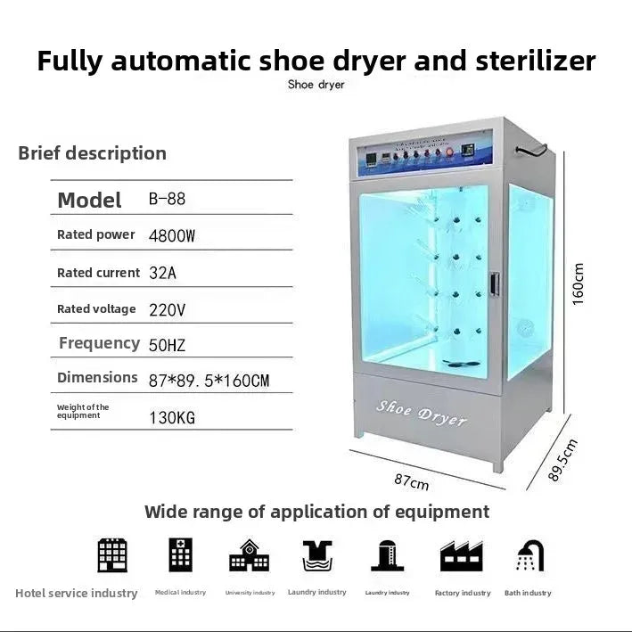 4800W Commercial Shoe Washing Machine and Dryer