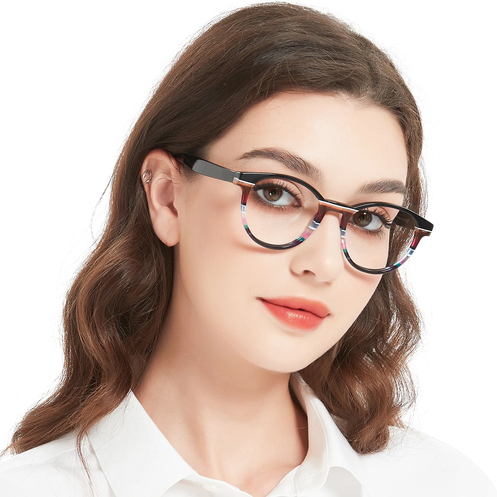 Luxury Trendy High Quality Eyeglasses Frames Eyewear Acetate Frame Eye Glasses for Women