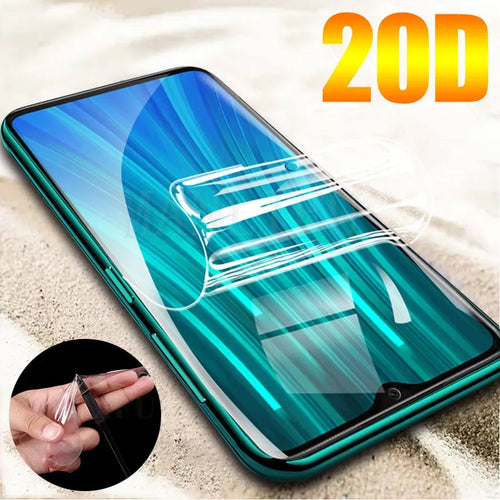 20D Soft Silicone TPU Hydrogel Film For Xiaomi Mi 9T CC9 Pro A3 Lite Mi Note 10Screen Protector Full Cover Redmi Note 7 6 8 Pro - Tidesmit