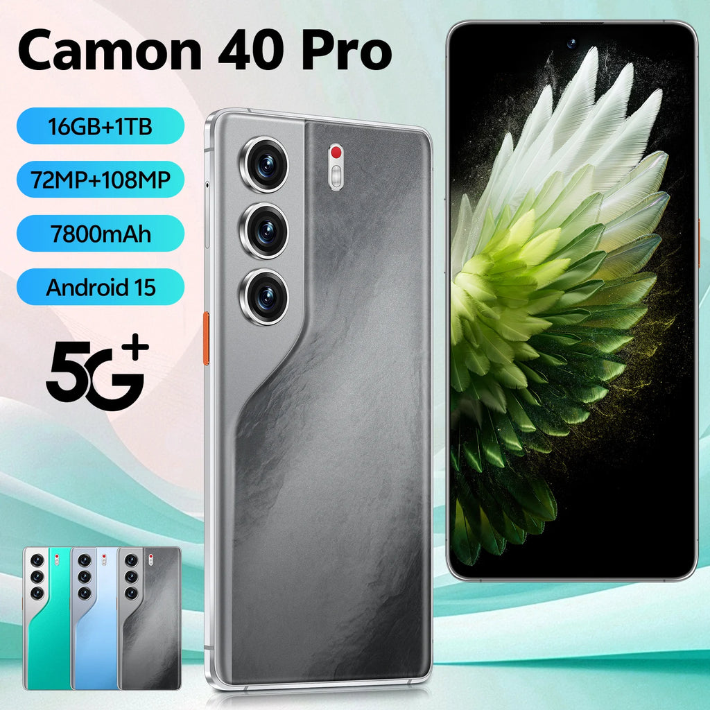 Camon 40 Pro 5G Smartphone 16GB RAM 1TB Storage - Dual SIM Tidesmit