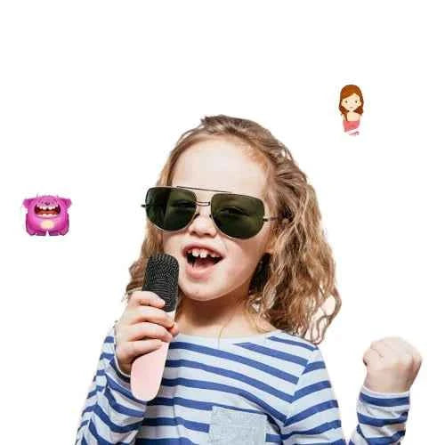 Portable RGB Wireless Microphone Karaoke Speaker with HIFI BT Mini Design for Home and Outdoor Parties My Store