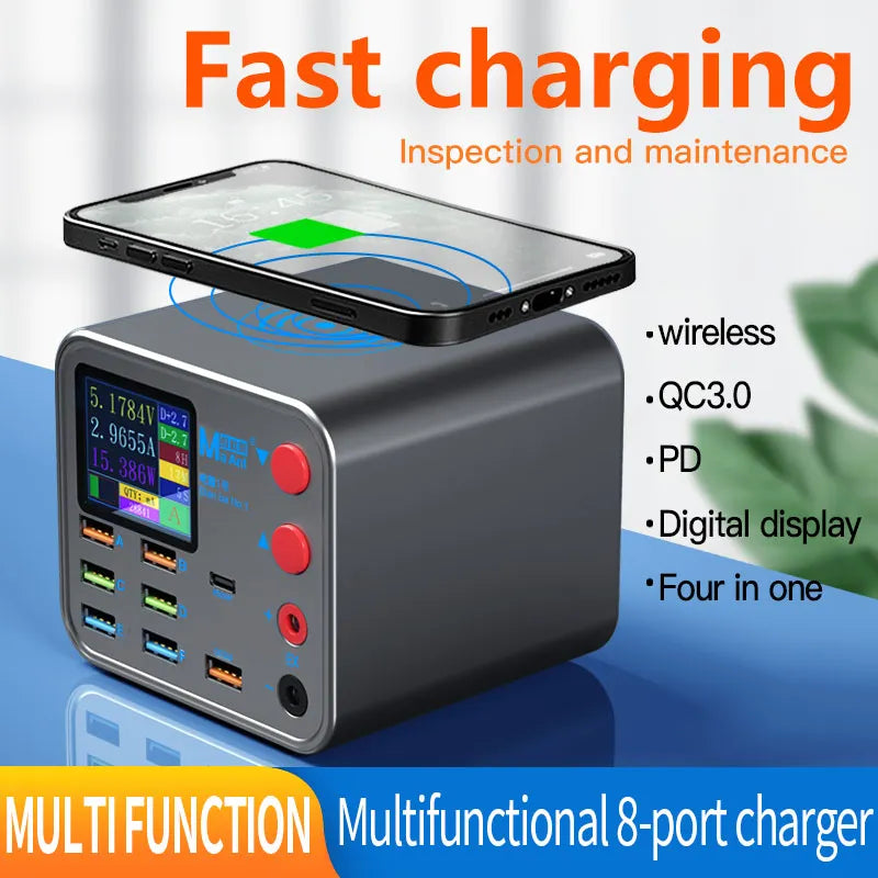 MaAnt Dianba 1 Multifunction 8-port Charger for Mobile Phonewith Short Circuit Repair Function Smart Wireless Fast Charging Tool Tidesmit