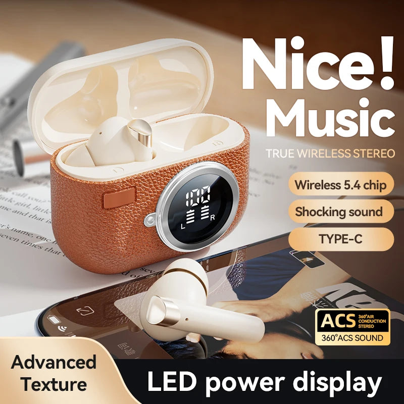 Hot Selling M88 Active Noise Cancelling Wireless Headphones BT5.4 Wireless Led Display Earbuds Noise Canceling Headset with Mic Tidesmit