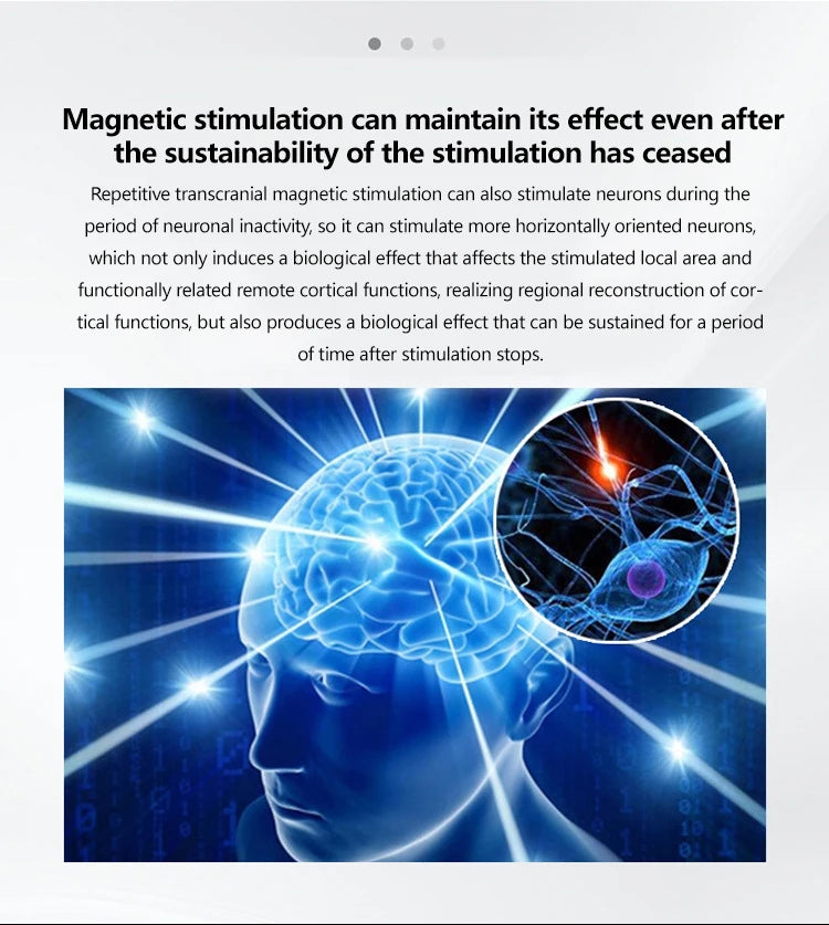 Transcranial Magnetic Stimulation Device for Home Wellness Therapy Massage Chairs Tidesmit