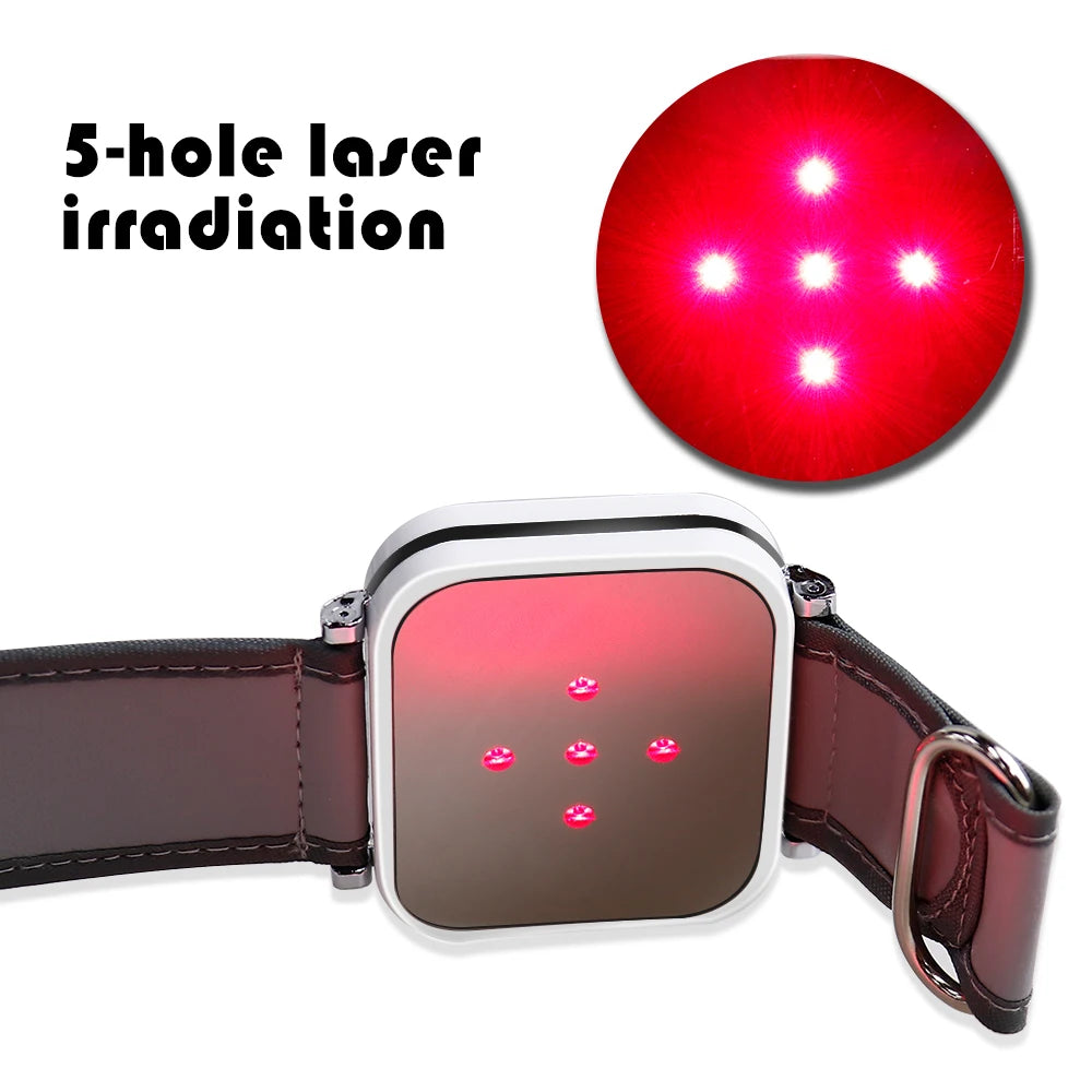 Laser Therapy Wrist Watch for Blood Sugar and Pressure Management Relaxation Treatment Tidesmit